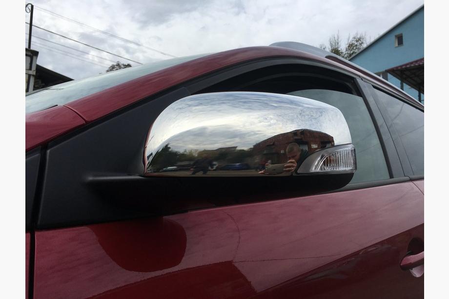 Renault Megane III 2009-2016 Spiegelabdeckungen (2 Stk., Edelstahl) Foto 4