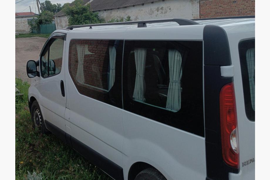 Renault Trafic 2001–2015 Dachreling Schwarz Lang, Gusseiserne Fuesse Foto 11