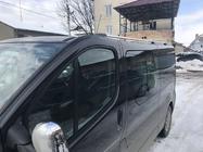 Renault Trafic 2001–2015 Dachreling Chrom Kurz, Kunststoff-Fuesse Foto 9