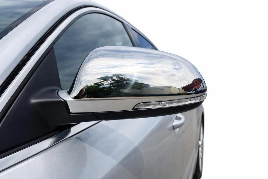 Skoda Octavia II A5 2010-2013 Spiegelabdeckungen (2 Stk., Edelstahl) Image