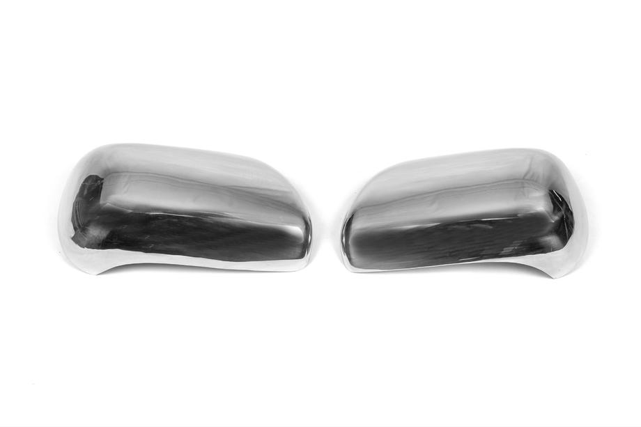 Toyota Land Cruiser Prado 120 2002-2009 Spiegelabdeckungen (2 Stk., Edelstahl) Foto 3