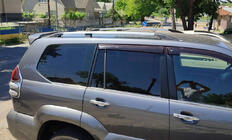 Toyota Land Cruiser Prado 120 2002-2009 Dachreling Chrom tuerkisch Kunststoff-Fuesse Foto 2