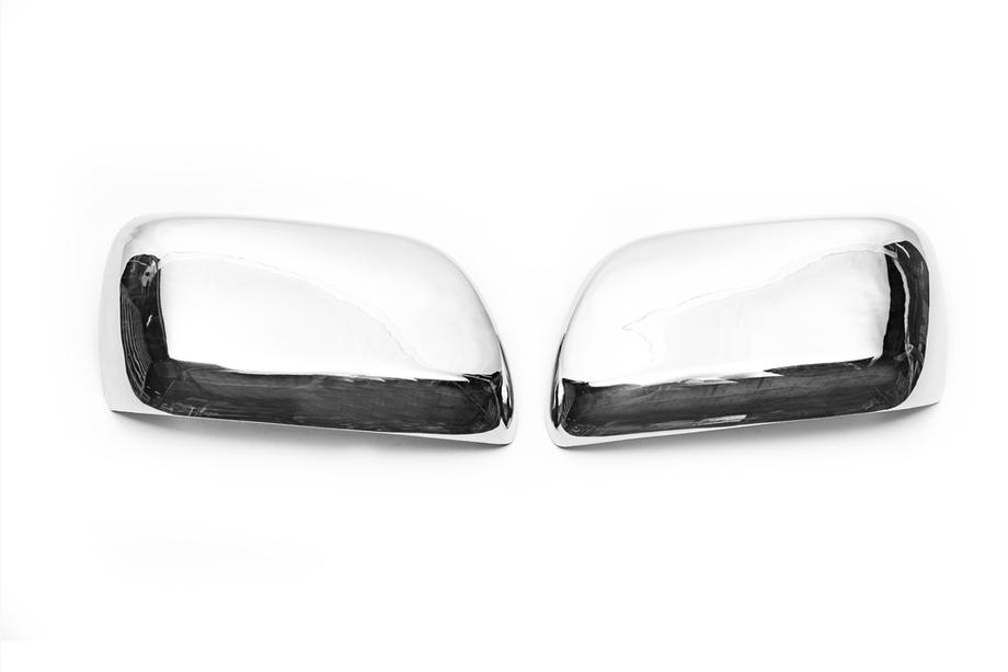 Toyota Land Cruiser 200 2007-2021 Spiegelabdeckungen 2008-2012 (2 Stk, Edelstahl) Carmos - Türkischer Edelstahl Foto 3
