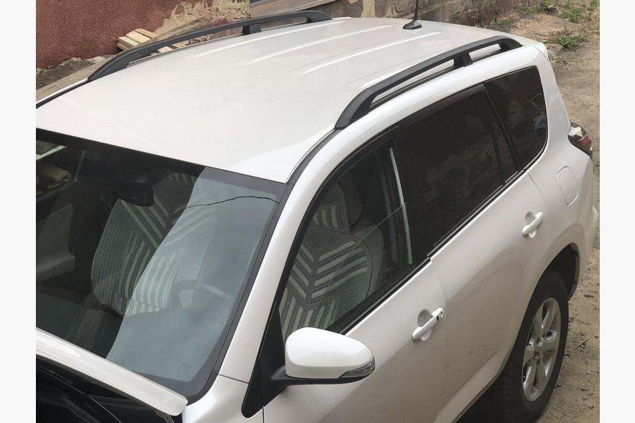 Toyota Rav 4 2006-2013 Dachreling Schwarz Türkisch Lange Basis, Metallfuesse Foto 8
