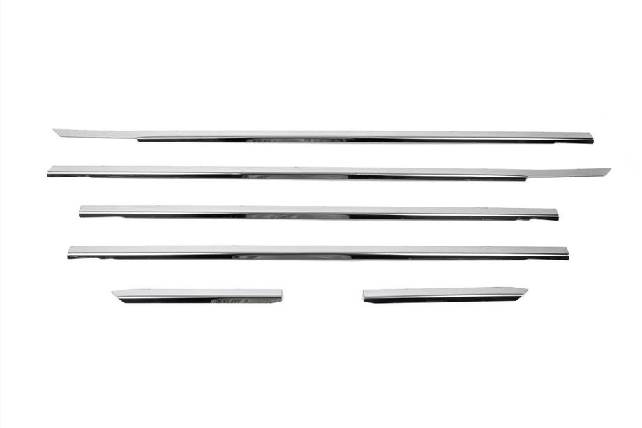Volkswagen Passat B5 1997-2005 Fensterzierleisten außen Edelstahl (4 Stk) Carmos - Türkischer Edelstahl Foto 2