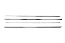 Volkswagen Passat B6 2006-2012 Fensterleisten unten Edelstahl (4 Stk.) Foto 2