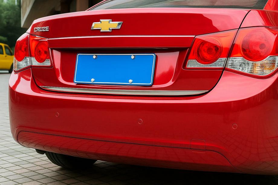 Chevrolet Cruze 2009–2015 Kofferraum Ladekantenschutz Edelstahl Limousine, Carmos - Türkischer Stahl Foto 1