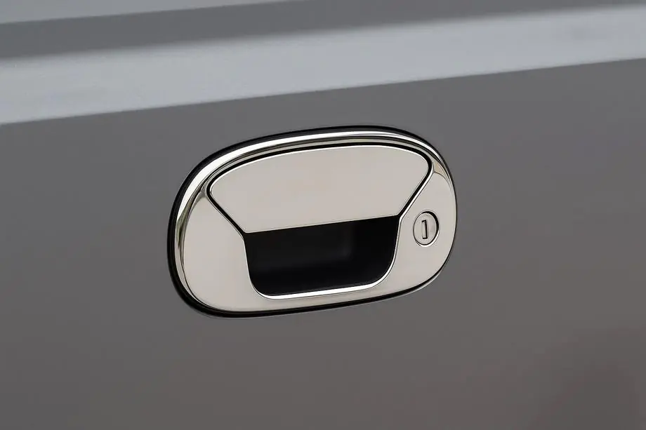 Fiat Doblo I 2001-2005 Abdeckung für hinteren Türgriff (Edelstahl) Image