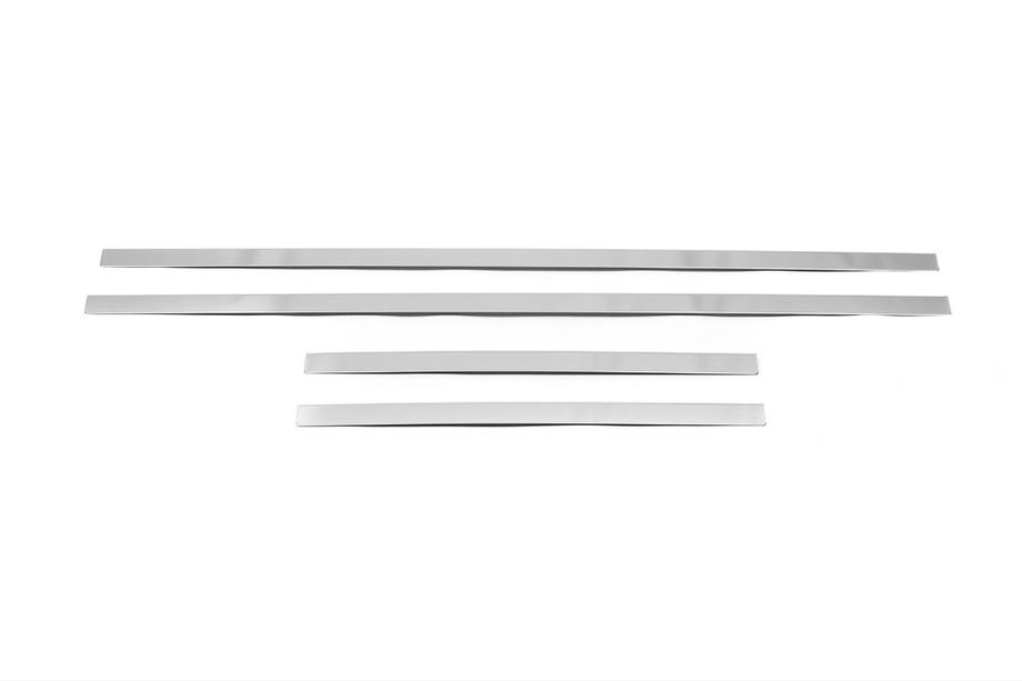 Nissan Navara 2006-2015 Fensterzierleisten außen Edelstahl (4 Stk.) Carmos - Türkischer Edelstahl Foto 2