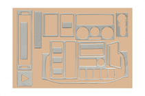 Volkswagen T4 Caravelle/Multivan 1990–2003 Armaturenbrett Abdeckungen (1999-2003) Aluminium Foto 6