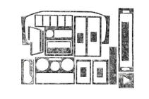 Volkswagen T4 Caravelle/Multivan 1990–2003 Armaturenbrett Abdeckungen (1999-2003) Aluminium Foto 4