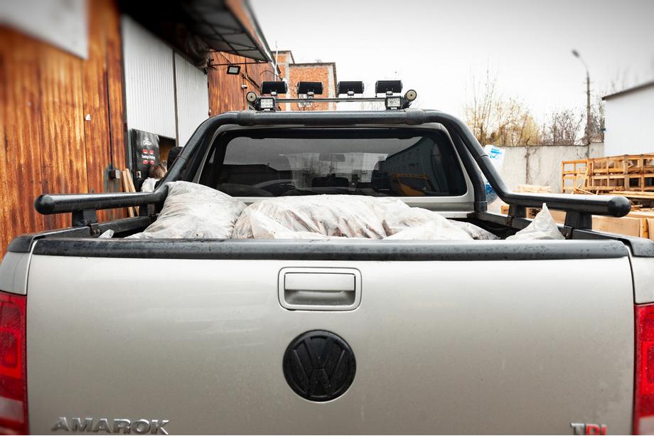 Volkswagen Amarok 2010-2022 Überrollbügel für Karosserie (schwarz) 60mm Foto 3
