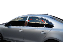 Volkswagen Jetta 2011-2018 Edelstahl Türsäulen Zierleisten Foto 1