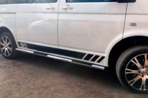 Volkswagen T5 Multivan 2003–2010 Seitliche Rohre (2 Stk., Edelstahl) 60mm, Langversion Foto 7