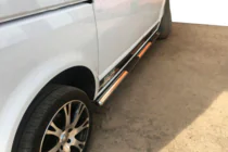 Volkswagen T5 Multivan 2003–2010 Seitliche Rohre (2 Stk., Edelstahl) Foto 11