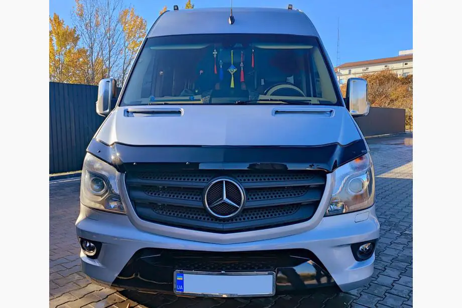 Mercedes Sprinter W906 2006–2018 Motorhaubenschutz 2013+ (V1, EuroCap) Foto 11