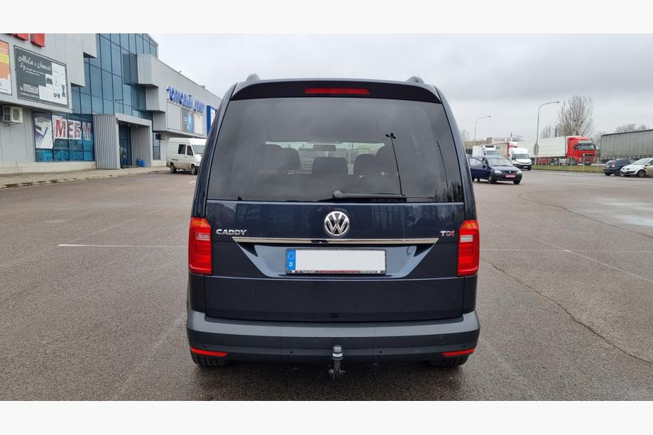 Volkswagen Caddy 2015-2020 Chromleiste über dem Kennzeichen (1-türig, Edelstahl) Image