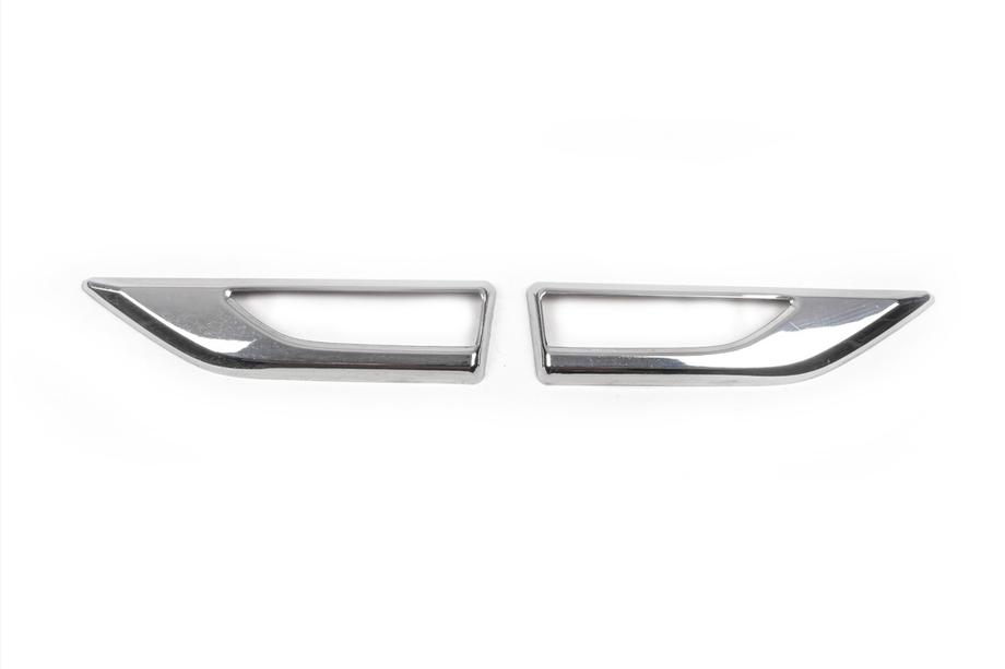 Volkswagen Caddy 2015-2020 Chrom Blenden für Blinker (2 Stk., Edelstahl) Foto 2