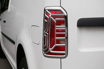 Volkswagen Caddy 2015-2020 Chrom Blenden für Rückleuchten (2 Stk., Kunststoff) Foto 1