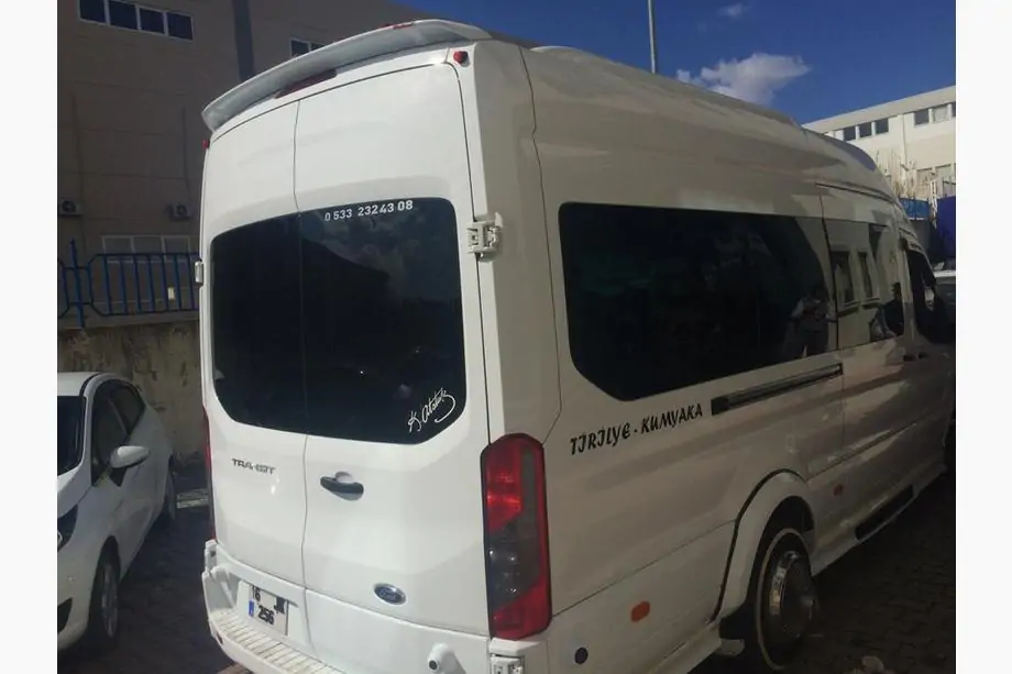Ford Transit 2014- Heckspoiler Anatomik (2014-2019, grundiert zum Lackieren) Foto 1