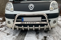 Renault Kangoo 2008–2020 Frontbügel WT003/004 (Edelstahl) ohne Schriftzug, 51 mm Foto 2