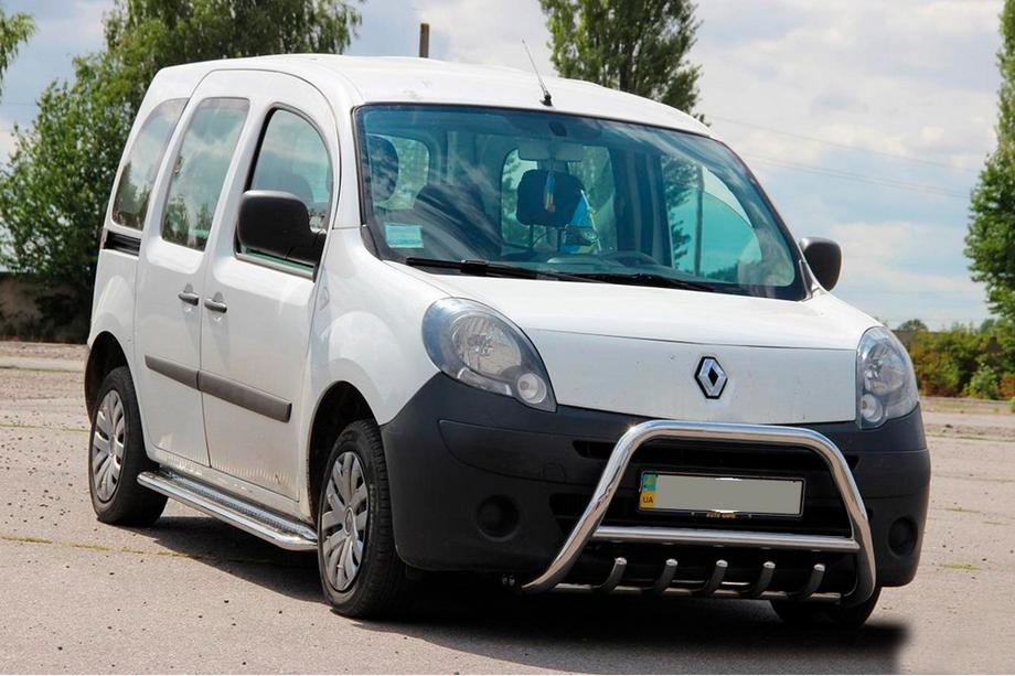 Renault Kangoo 2008–2020 Frontbügel WT003/004 (Edelstahl) mit Schriftzug, 60 mm Foto 8