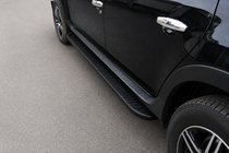 Renault Duster 2008–2017 Seitenschweller Tayga Black (2 Stk., Aluminium) Foto 1
