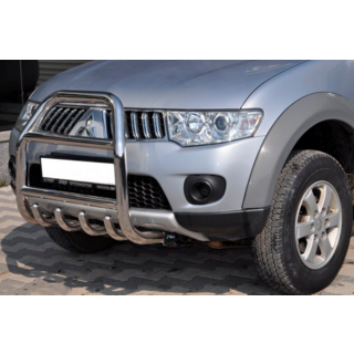 Frontschutzbügel QT007 (Edelstahl) Mitsubishi Pajero Sport 2008-2015 Foto 3