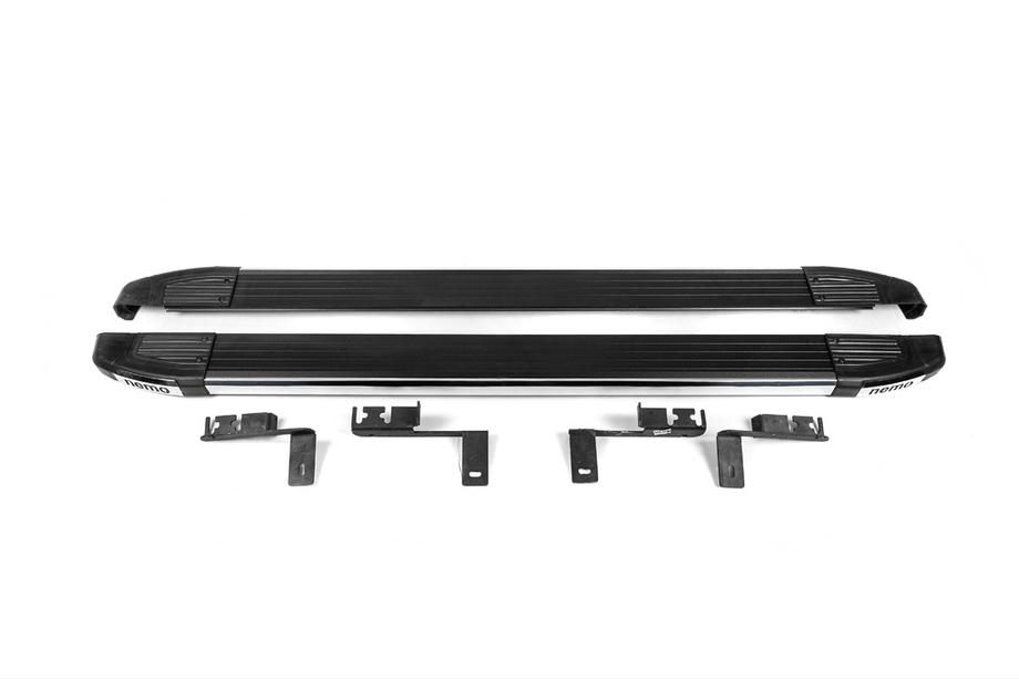 Citroen Nemo 2007-2017 Trittbretter Omsa Black (2 Stk., Alu) Image