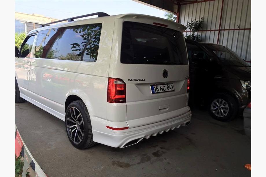 Volkswagen T6 2015-2024 Heckstoßstangenabdeckung AMG-Style (grundiert zum Lackieren) Foto 2