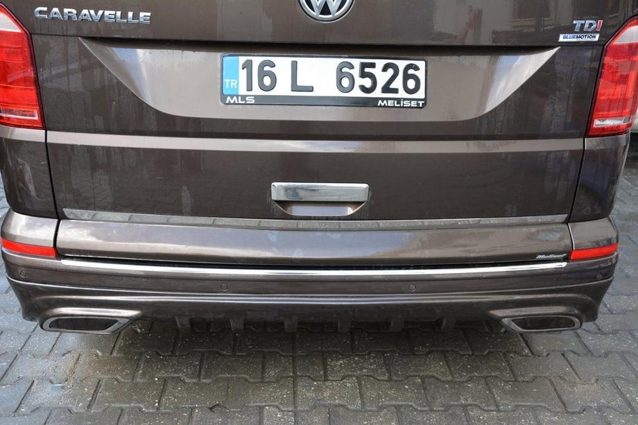 Volkswagen T6 2015-2024 Heckstoßstangenabdeckung AMG-Style (grundiert zum Lackieren) Foto 3
