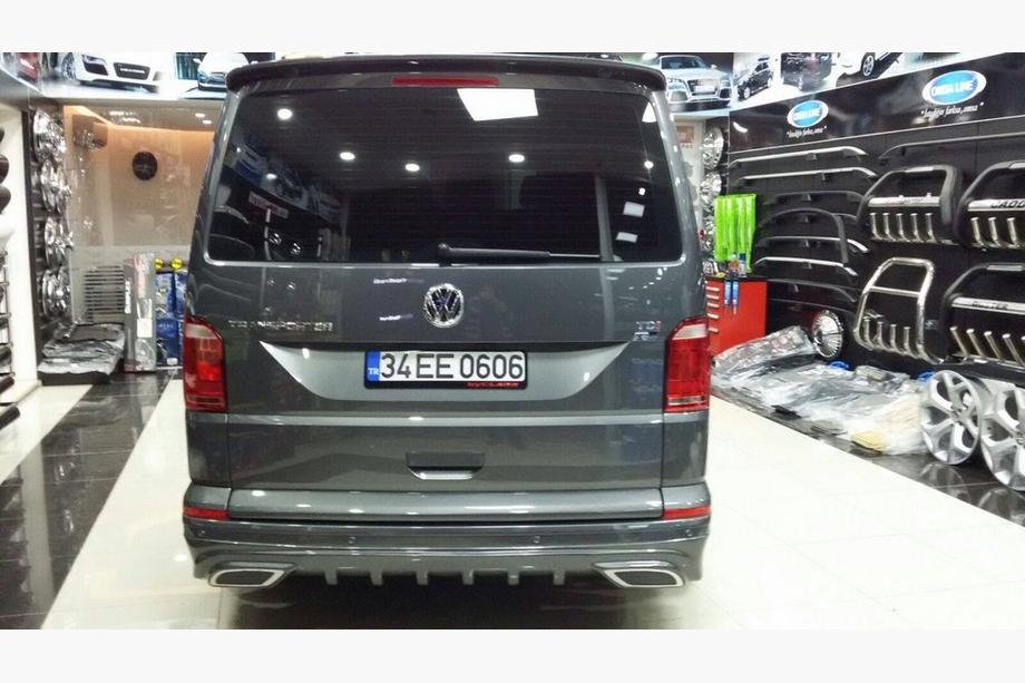 Volkswagen T6 2015-2024 Heckstoßstangenabdeckung AMG-Style (grundiert zum Lackieren) Foto 4