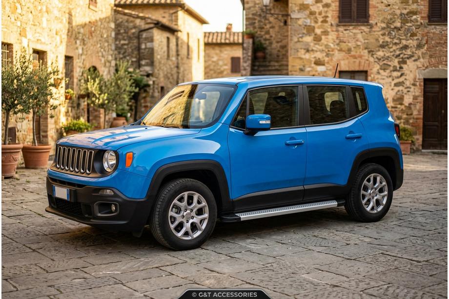 Jeep Renegade 2014- Seitenschweller Maya V2 (2 Stk., Aluminium) Image