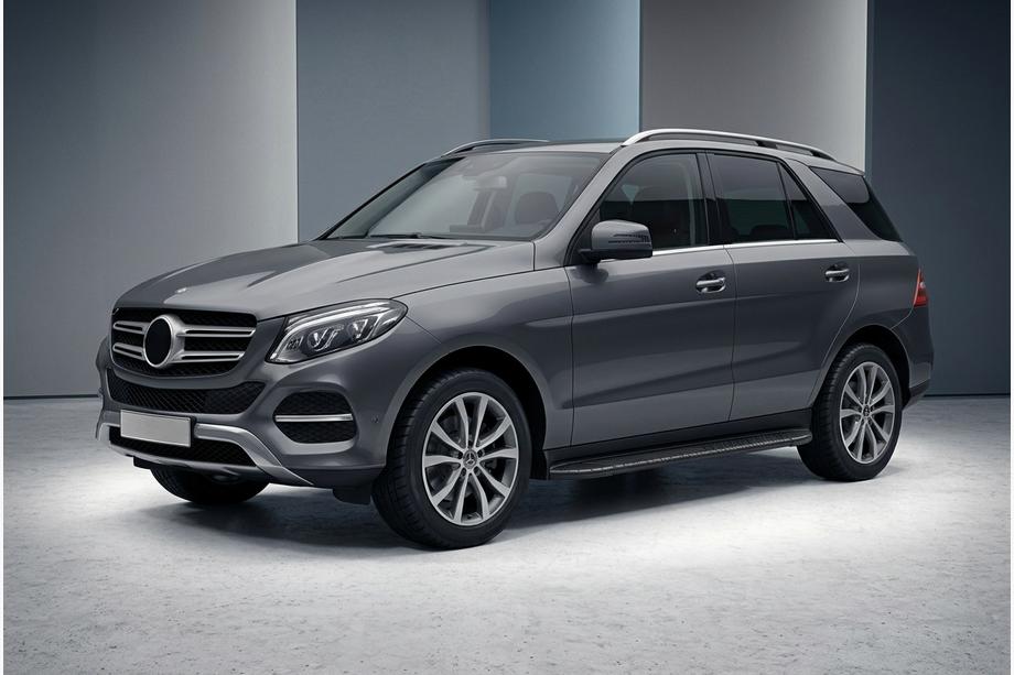 Mercedes GLE/ML class W166 2011-2018 Seitenschweller Bosphorus Black (2 Stk., Aluminium) Image