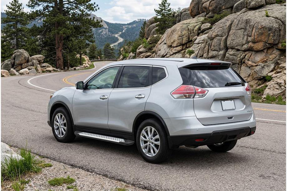 Nissan X-trail T32/Rogue 2014-2021 Trittbretter Allmond Grey (2 Stk., Aluminium) Foto 1