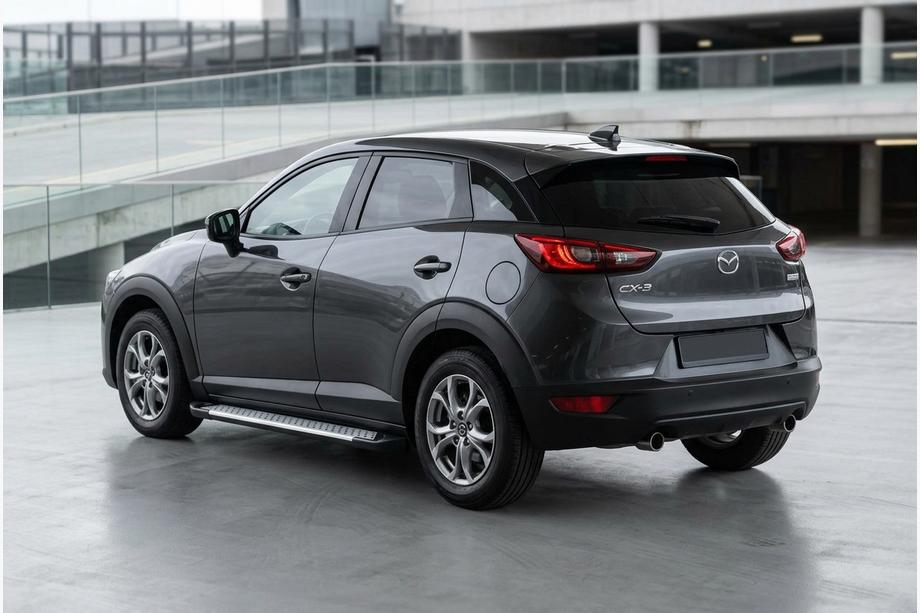 Mazda CX-3 2015- Trittbretter Allmond Grey (2 Stk., Aluminium) Image