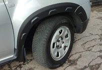 Renault Duster 2008–2017 Kotflügelverbreiterungen mit Kanten (8 Stk, ABS) DDU - Ukraine Foto 11