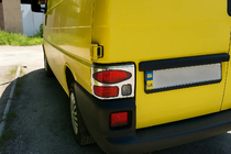 Volkswagen T4 Transporter 1990-2003 Chrom Rückleuchten Abdeckungen (2 Stk., Edelstahl) Carmos - Türkischer Edelstahl Foto 5