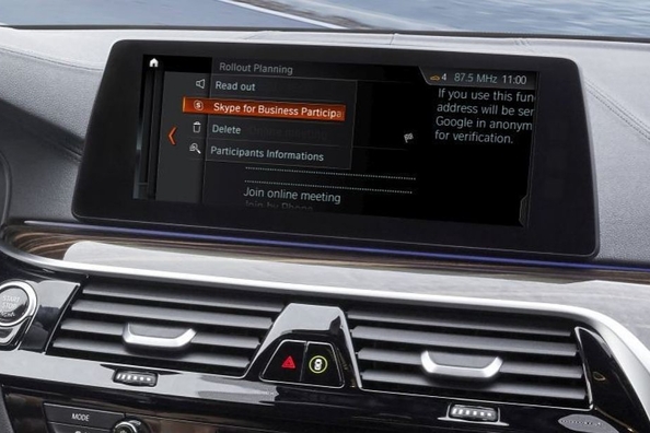 BMW Gebrauchtwagen erhalten ein Software-Paket von Skype for Business