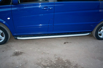 Mercedes Vito W639 2004-2014 Seitenschweller Fullmond (2 Stk., Alu) Lang (ExtraLong) Foto 7
