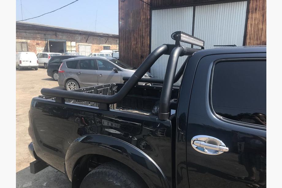 Toyota Hilux 2006-2015 Überrollbügel für Karosserie (schwarz) Foto 6