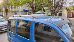 Fiat Doblo I 2005-2010 Dachreling Chrom Maxi-Basis, Kunststofffüße Foto 3