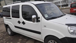 Fiat Doblo I 2005-2010 Dachreling Chrom Maxi-Basis, Kunststofffüße Foto 19
