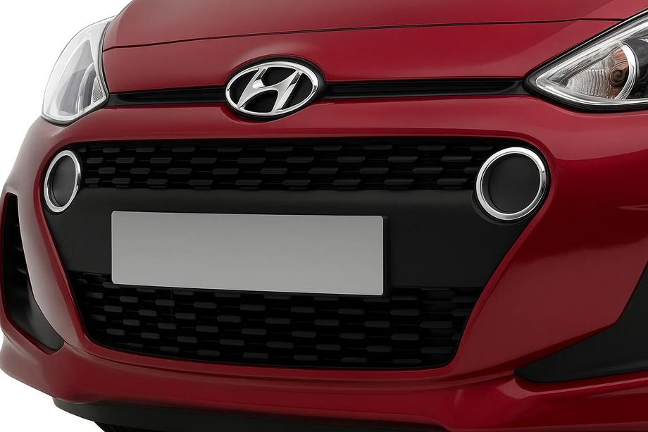 Hyundai I-10 2017-2020 Zierleisten für Begrenzungsleuchten (2 Stk., Edelstahl) Foto 4