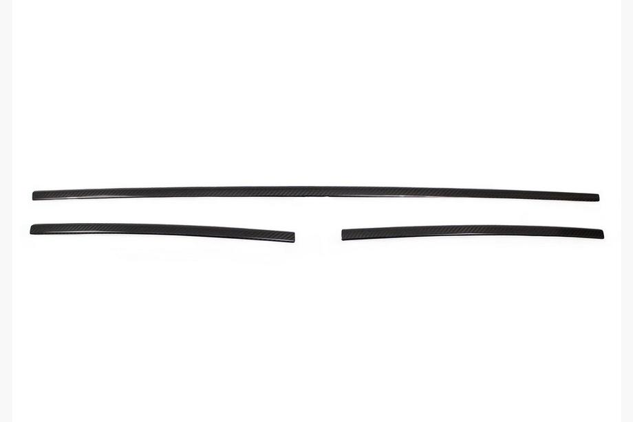 Volkswagen T6 2015-2024 Kühlergrill Blenden Stoßstange 2015-2019 (3 Stk, Carbon) Foto 3