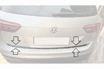 Volkswagen Tiguan 2016-2023 Kofferraumleiste Edelstahl Foto 4