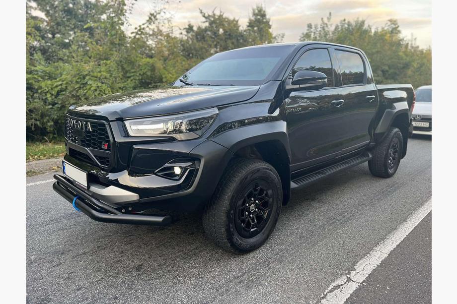 Toyota Hilux 2015- Frontbügel doppelt Vegas (2015-2020, schwarz, 76mm) Foto 8