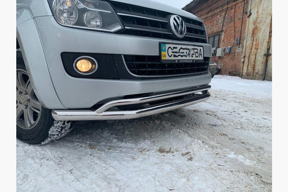 Volkswagen Amarok 2010-2022 Frontbügel Doppel Vegas 2010-2016 Edelstahl d76/42 mm Foto 7