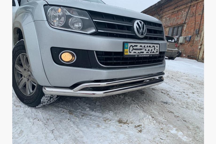 Volkswagen Amarok 2010-2022 Frontbügel Doppel Vegas 2010-2016 Edelstahl d76/42 mm Foto 8