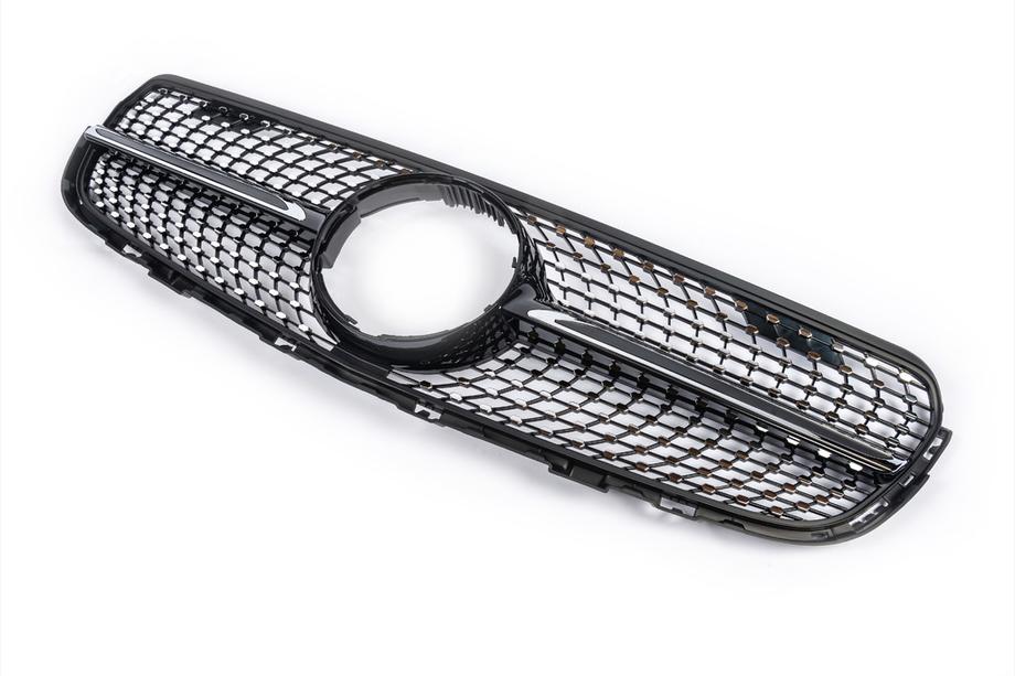 Mercedes GLC X253 2015-2022 Frontgrill Diamond Black (2015-2019) Ohne Kameravorbereitung Foto 3